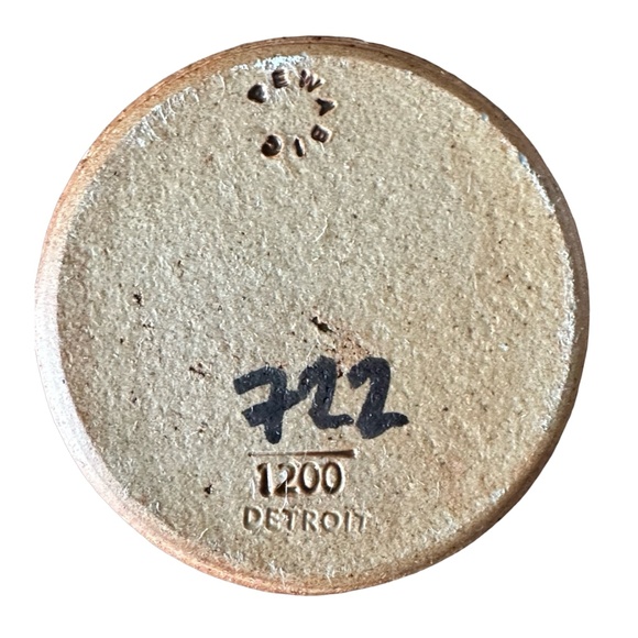 PEWABIC POTTERY Stoneware Tumbler 6” Cinnamon Glazed Signed Limited Edition - Picture 6 of 7